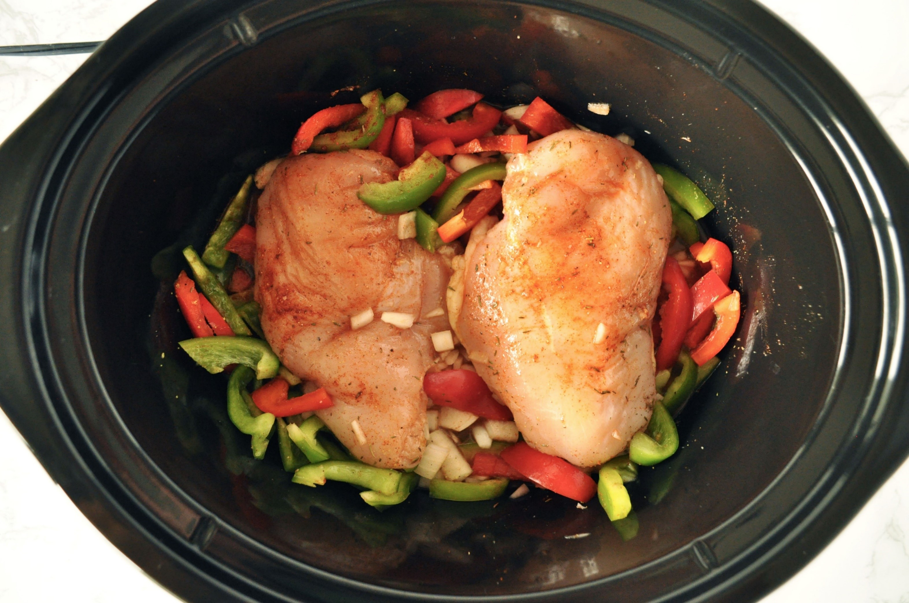 Slow Cooker Cajun Chicken Fettuccine - Welcome Home